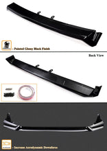 Load image into Gallery viewer, BRAND NEW 4PCS 2022-2023 Honda Civic 11th Gen Yofer Painted V3 Blk Lunar Silver Bumper Lip Splitter Kit