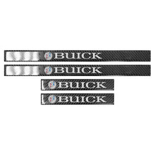 Load image into Gallery viewer, Brand New 4PCS Universal Buick Real Carbon Fiber Black Car Door Scuff Sill Cover Panel Step Protector