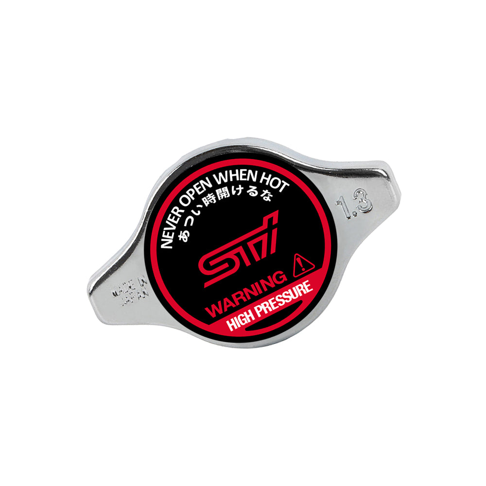 Brand New JDM 1.3bar 9mm Subaru STI Chrome Racing Cap High Pressure Radiator Cap