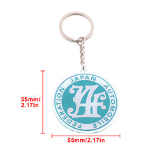 Load image into Gallery viewer, BRAND NEW TEAL JAF JAPAN AUTOMOBILE FEDERATION KEYCHAIN JDM Racing Car Styling Keychain Drift Key Phone Holder