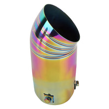 Load image into Gallery viewer, Brand New Neo Chrome Stainless Steel Car Exhaust Muffler Tip Straight Pipe 3&#39;&#39; Inlet