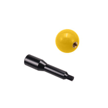 Load image into Gallery viewer, Brand New Universal JDM SMILE FACE Yellow Ball Manual Gear Stick Shift Knob M8 M10 M12 &amp; Black Shifter Extender Extension