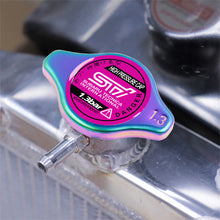 Load image into Gallery viewer, Brand New JDM 1.3bar 9mm Subaru STI Neo Chrome Racing Cap High Pressure Radiator Cap