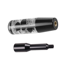 Load image into Gallery viewer, Brand New JDM Glitter Black Rose Flowers Manuel Gear Stick Shift Knob M8 M10 M12 &amp; Black Shifter Extender Extension