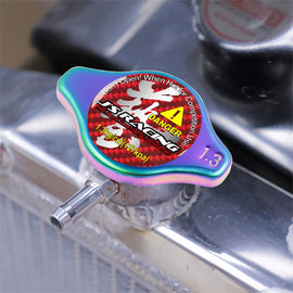 Brand New JDM 1.3bar 9mm J'S RACING Waza Neo Chrome Racing Cap High Pressure Radiator Cap For Universal