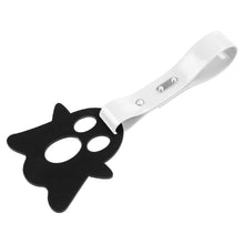 Load image into Gallery viewer, Brand New Ghost Shaped Black JDM TSURIKAWA Ring Subway Train Bus Handle White Strap Charm Drift