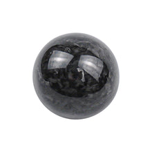 Load image into Gallery viewer, Brand New Universal Forge Real Carbon Fiber Car Gear Shift Knob Round Ball Shape Black M8 M10 M12