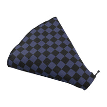 Load image into Gallery viewer, Brand New Universal Checkered Dark Gray Black Stitch Fabric Gear Manual Shifter Shift Knob Boot