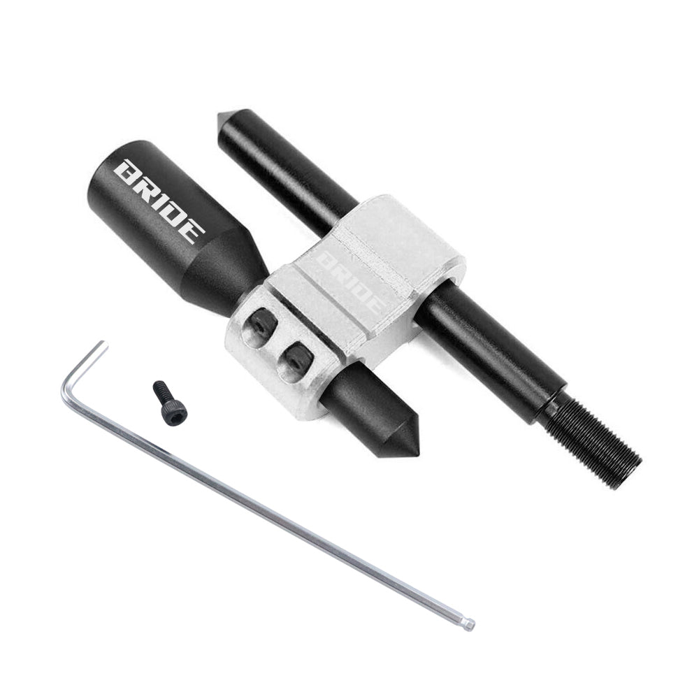 Brand New BRIDE H Type Car Shifter Knob Extension Adjustable Gear Black / Silver M12x1.25