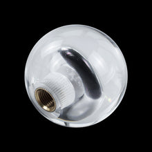 Load image into Gallery viewer, Brand New Universal Round Ball Heart Black Crystal Clear Manual Gear Shift Knob Shifter M8 M10 M12