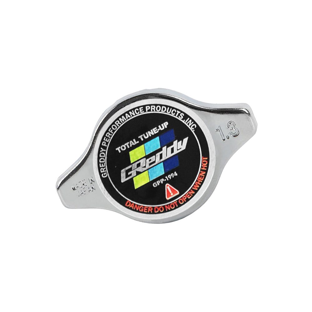 Brand New JDM 1.3bar 9mm Greddy Racing Chrome Racing Cap High Pressure Radiator Cap For Universal