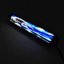 Load image into Gallery viewer, BRAND NEW 1PCS SAKURA BLUE WAVE NEW LED LIGHT CAR FRONT GRILLE BADGE ILLUMINATED DECAL STICKER