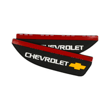 Load image into Gallery viewer, BRAND NEW 2PCS CHEVROLET Black Rubber Car Rear View Side Mirror Rain Board Eyebrow Guard Sun Visor
