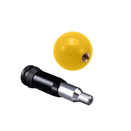 Brand New Universal JDM SMILE FACE YELLOW Round Ball Shift Knob Automatic Car Gear Shifter