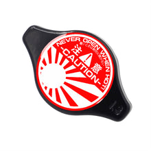 Load image into Gallery viewer, Brand New JDM 1.3bar 9mm JDM Raising Sun Black Racing Cap High Pressure Radiator Cap For Universal