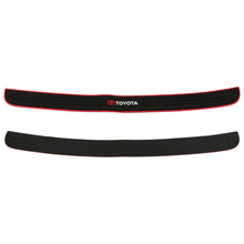 Load image into Gallery viewer, Brand New Toyota Rubber Anti-Scratch Rear Guard Bumper Protector Trim Trunk Sill Cover