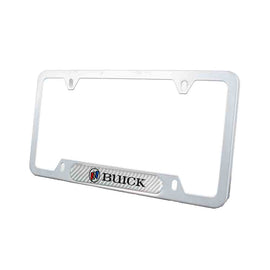 Brand New Universal 1PCS Buick Silver Metal License Plate Frame