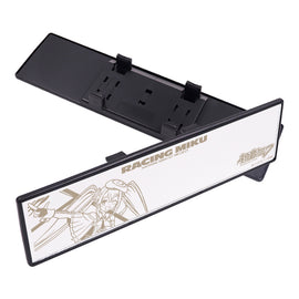 Brand New Hatsune Miku Racing Miku 270mm Wide Flat Car Truck Van Clip On Rear View Mirror Universal Clear Lense
