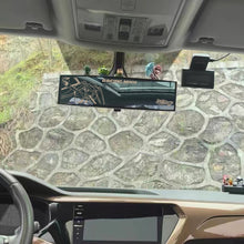 Load image into Gallery viewer, Brand New Hatsune Miku Racing Miku 270mm Wide Flat Car Truck Van Clip On Rear View Mirror Universal Clear Lense
