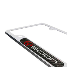 Load image into Gallery viewer, Brand New Universal 2PCS SCION Chrome Metal License Plate Frame