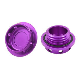 Brand New JDM Purple Aluminum Engine Oil Fuel Filler Cap Billet For Honda / Acura