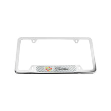 Load image into Gallery viewer, Brand New Universal 1PCS CADILLAC Chrome Metal License Plate Frame