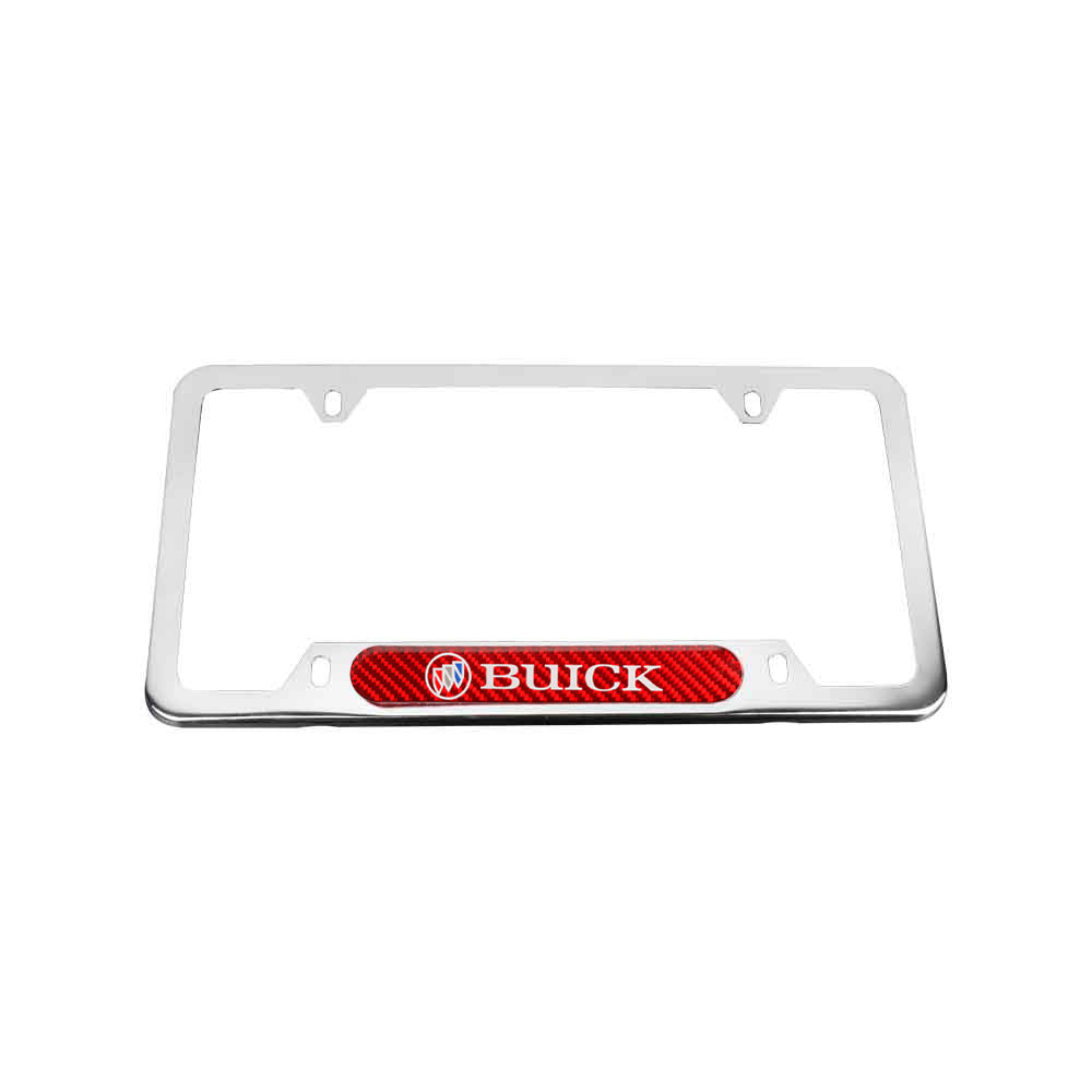 Brand New Universal 1PCS BUICK Chrome Metal License Plate Frame