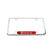 Load image into Gallery viewer, Brand New Universal 1PCS BUICK Chrome Metal License Plate Frame