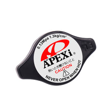 Load image into Gallery viewer, Brand New JDM 1.3bar 9mm APEXI Racing Black Racing Cap High Pressure Radiator Cap For Universal