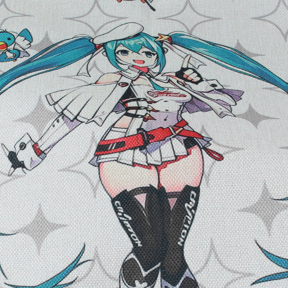 Brand New Hatsune Miku Fabric Material SEAT Cover Cloth For Universal Interior