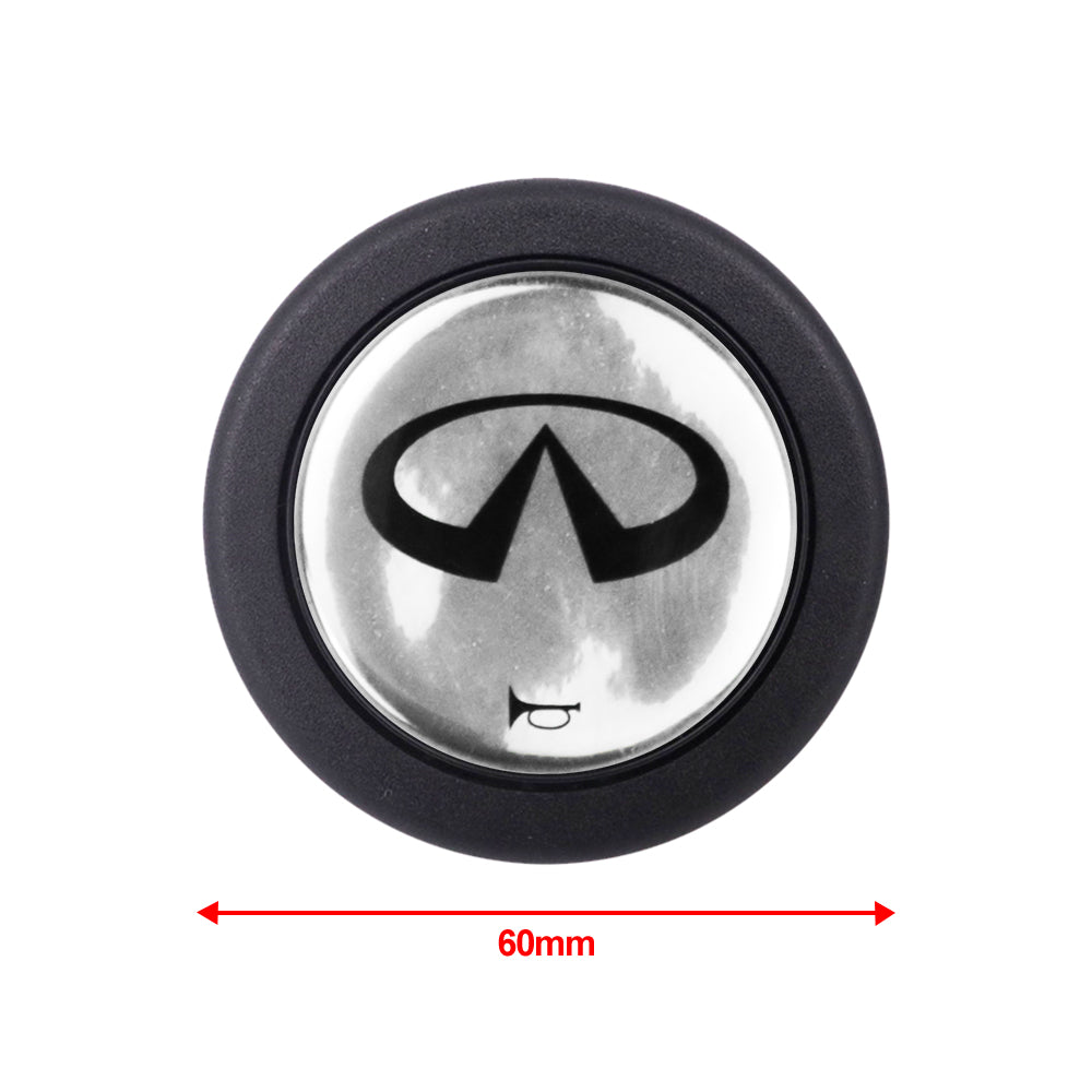 Brand New Universal Infiniti Car Horn Button Black Steering Wheel Center Cap