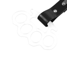Load image into Gallery viewer, BRAND NEW KNUCKLES JDM TSURIKAWA Ring Subway Train Bus White Black Strap Charm Drift