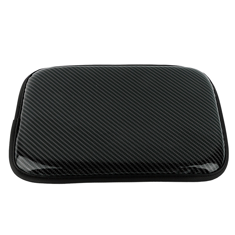 BRAND NEW UNIVERSAL CARBON FIBER BLACK Car Center Console Armrest Cushion Mat Pad Cover