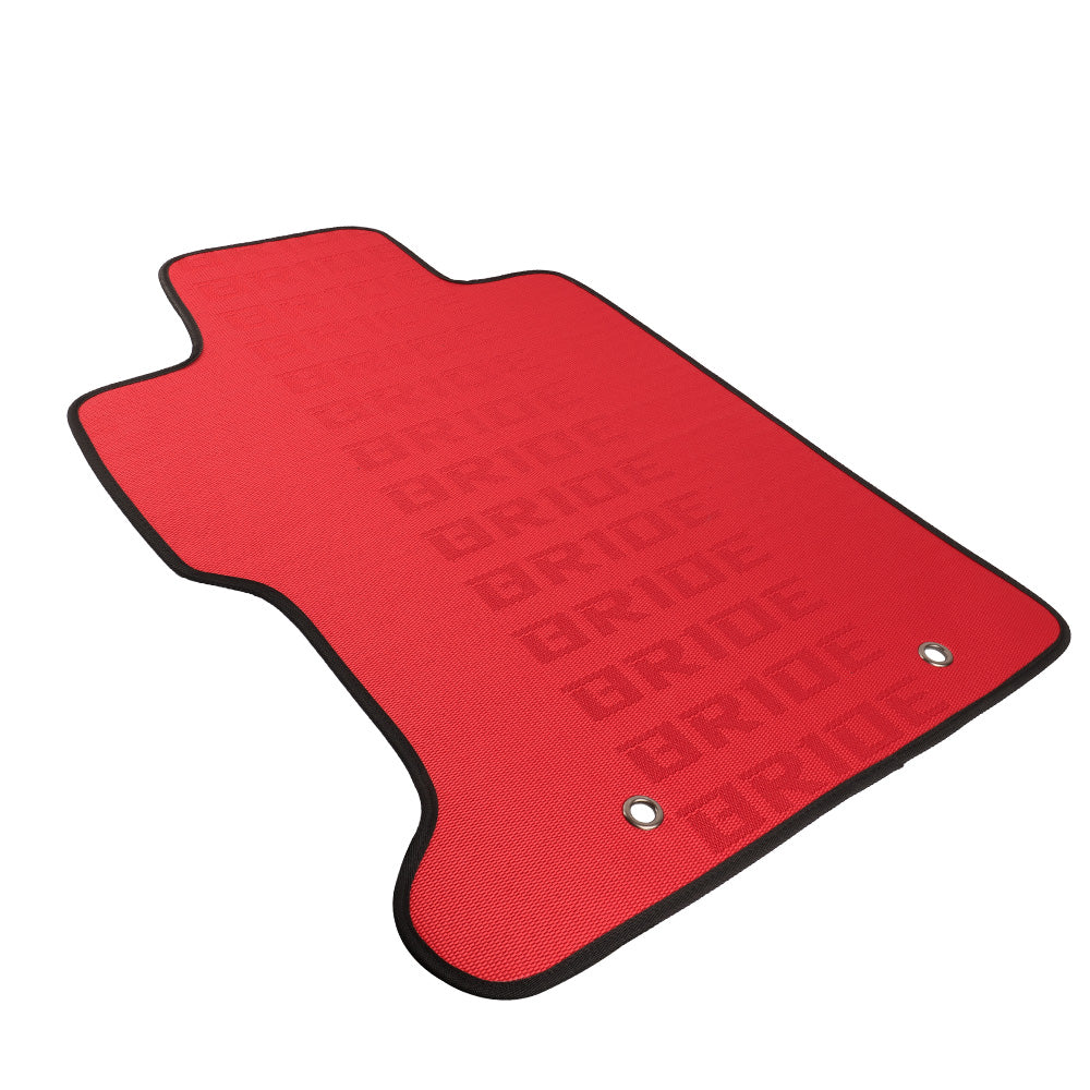 BRAND NEW 2006-2011 Honda Civic Bride Fabric Red Custom Fit Floor Mats Interior Carpets LHD