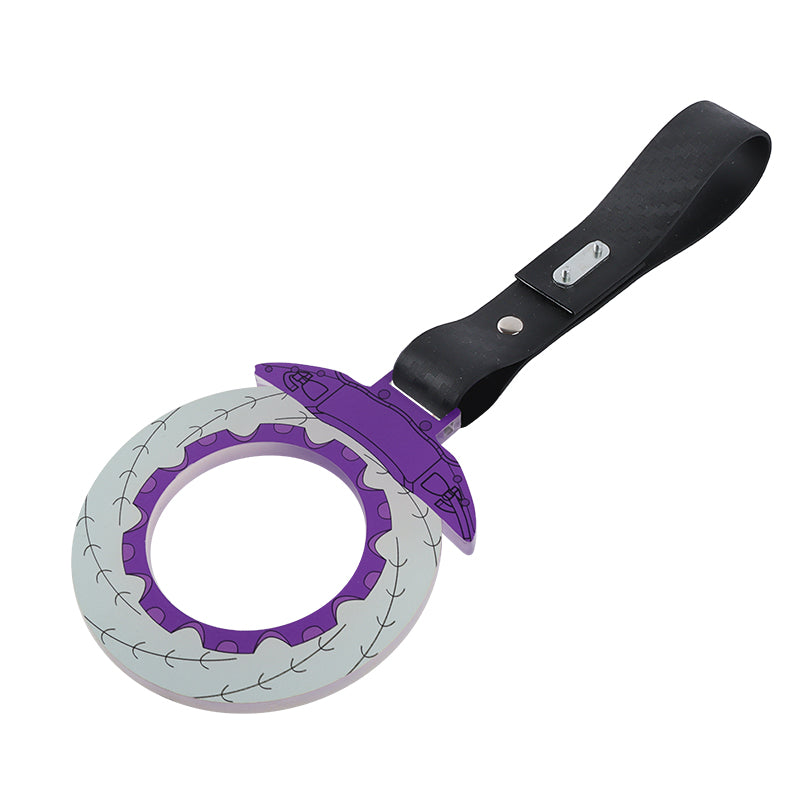 Brand New Brake Rotors Purple TSURIKAWA Ring Subway Train Bus Handle Carbon Fiber Strap Charm Drift