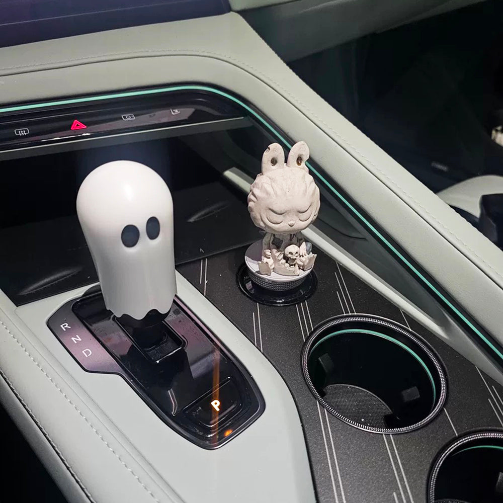 Brand New JDM Universal Ghost Aluminum White Manual Car Gear Shift Knob Stick Shifter M8 M10 M12