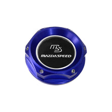 Load image into Gallery viewer, Brand New JDM Mazdaspeed Blue Aluminum Engine Oil Fuel Filler Cap Billet For Mazda
