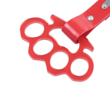 Load image into Gallery viewer, BRAND NEW KNUCKLES JDM TSURIKAWA Ring Subway Train Bus Red Strap Charm Drift