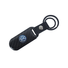 Load image into Gallery viewer, Brand New Universal 100% Real Carbon Fiber Keychain Key Ring For Volkswagen