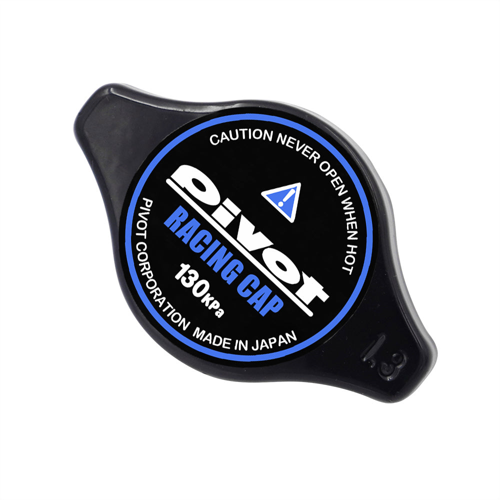Brand New JDM 1.3bar 9mm Pivot Racing Black Racing Cap High Pressure Radiator Cap For Universal