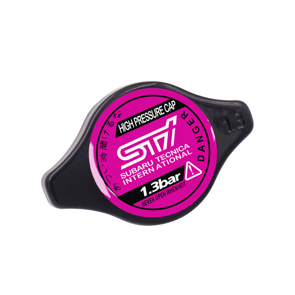 Brand New JDM 1.3bar 9mm Subaru STI Black Racing Cap High Pressure Radiator Cap