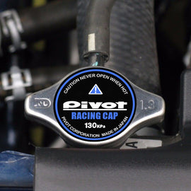 Brand New JDM 1.3bar 9mm Pivot Racing Chrome Racing Cap High Pressure Radiator Cap For Universal