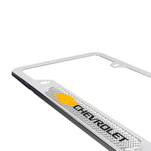 Load image into Gallery viewer, Brand New Universal 2PCS Chevrolet Chrome Metal License Plate Frame