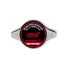 Load image into Gallery viewer, Brand New JDM 1.3bar 9mm Subaru STI Chrome Racing Cap High Pressure Radiator Cap