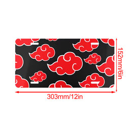 Brand New Universal 1PCS JDM ANIME NARUTO AKATSUKI CLOUD Metal Aluminum License Plate