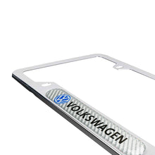 Load image into Gallery viewer, Brand New Universal 1PCS VOLKSWAGEN Chrome Metal License Plate Frame