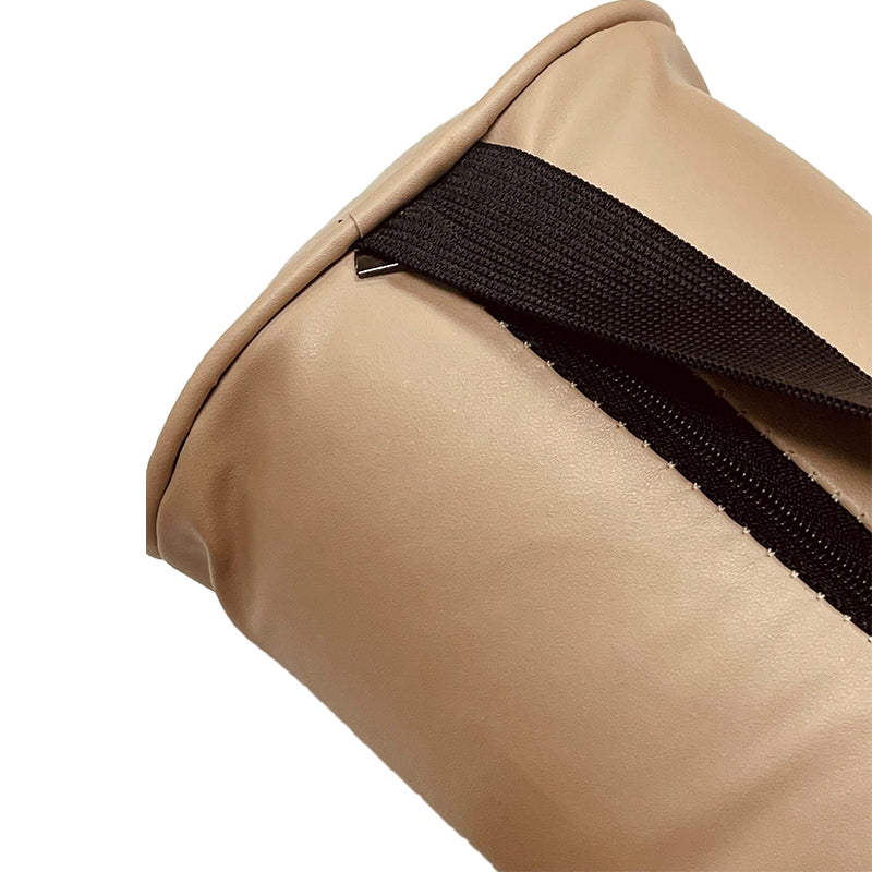 Brand New 2PCS Embroidery JP Junction Produce Vip Car Neck Rest Pillow Beige Headrest Cushion