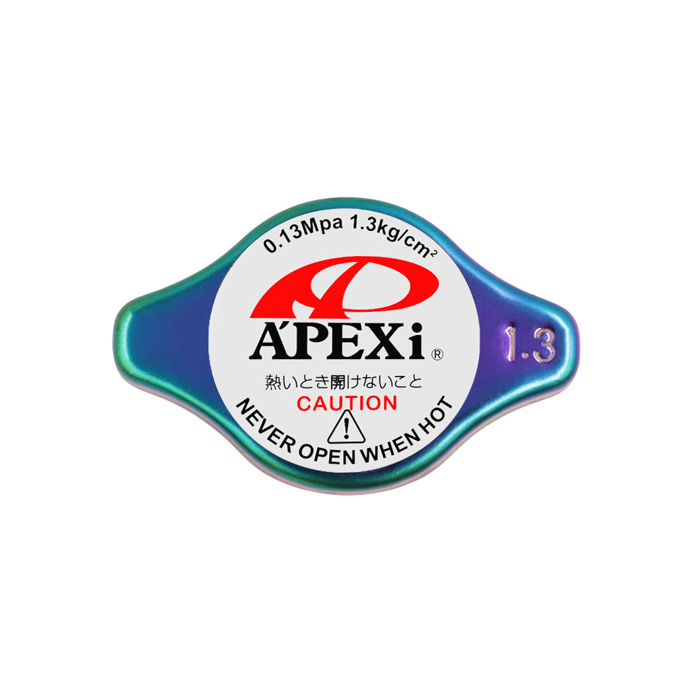 Brand New JDM 1.3bar 9mm APEXI Racing Neo Chrome Racing Cap High Pressure Radiator Cap For Universal