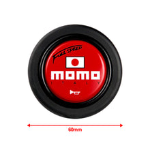 Load image into Gallery viewer, Brand New Universal Momo Car Horn Button Black Steering Wheel Center Cap W/Packaging