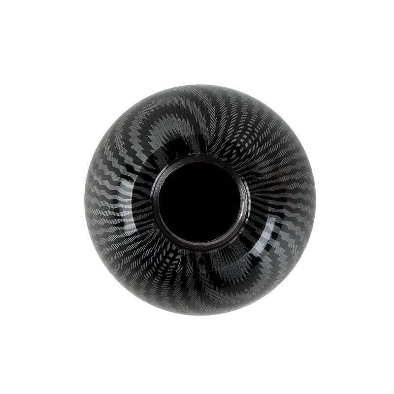 BRAND NEW UNIVERSAL JDM Aluminum Carbon Fiber Style Round Ball Manual Gear Stick Shift Knob Universal M8 M10 M12